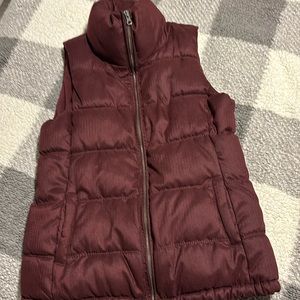 XS maroon old navy vest